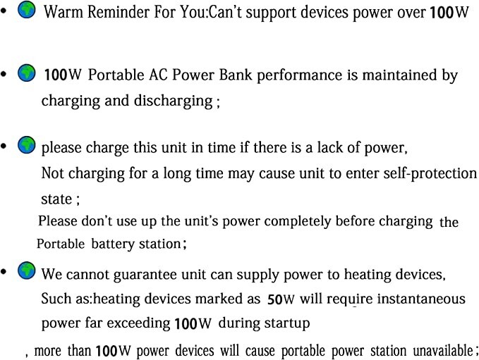 Portable Power Station 100W Portable Laptop Charger 146Wh/39600mAh
