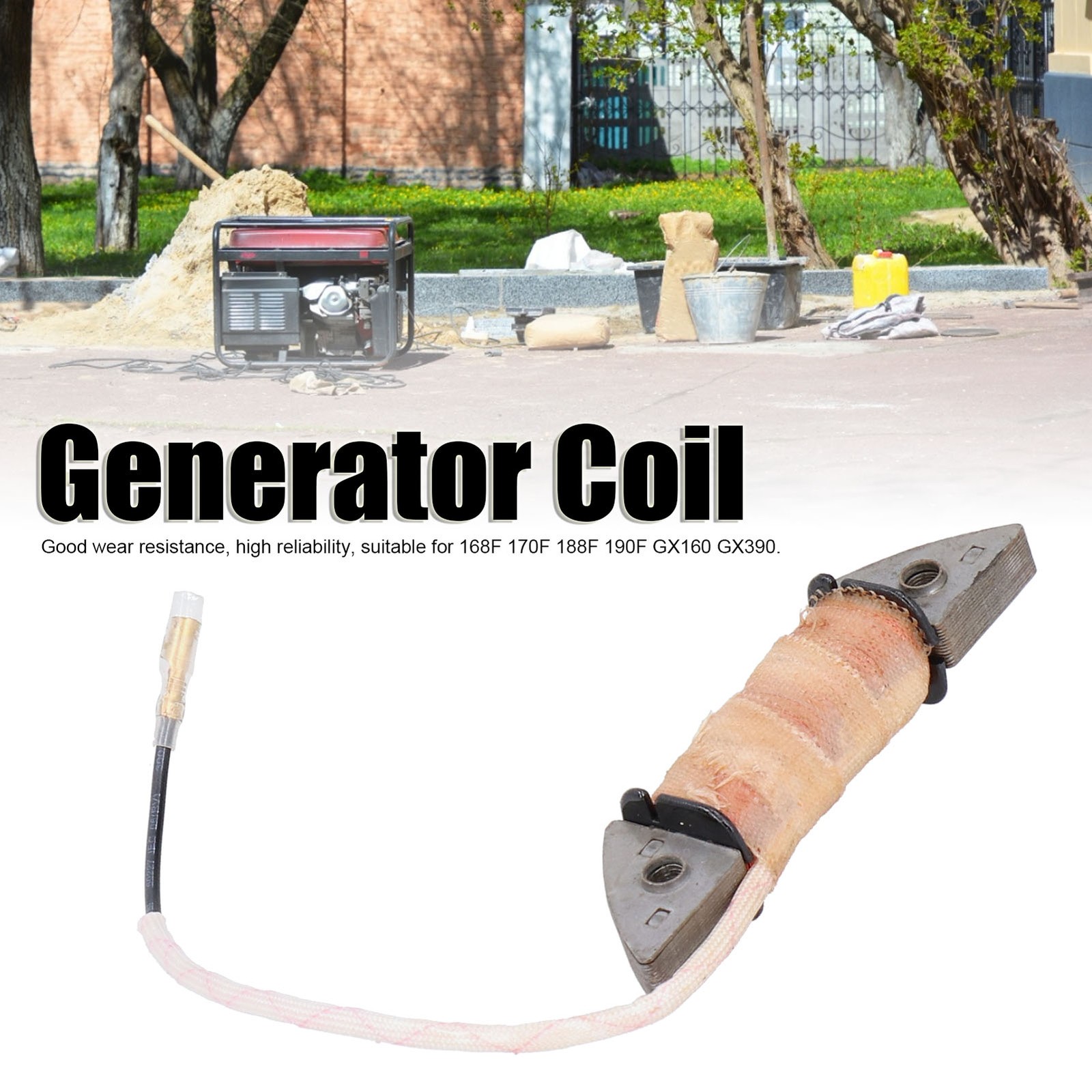 2PCS Generator Charging Coil Durable Parts For 168F 170F 190F Generators