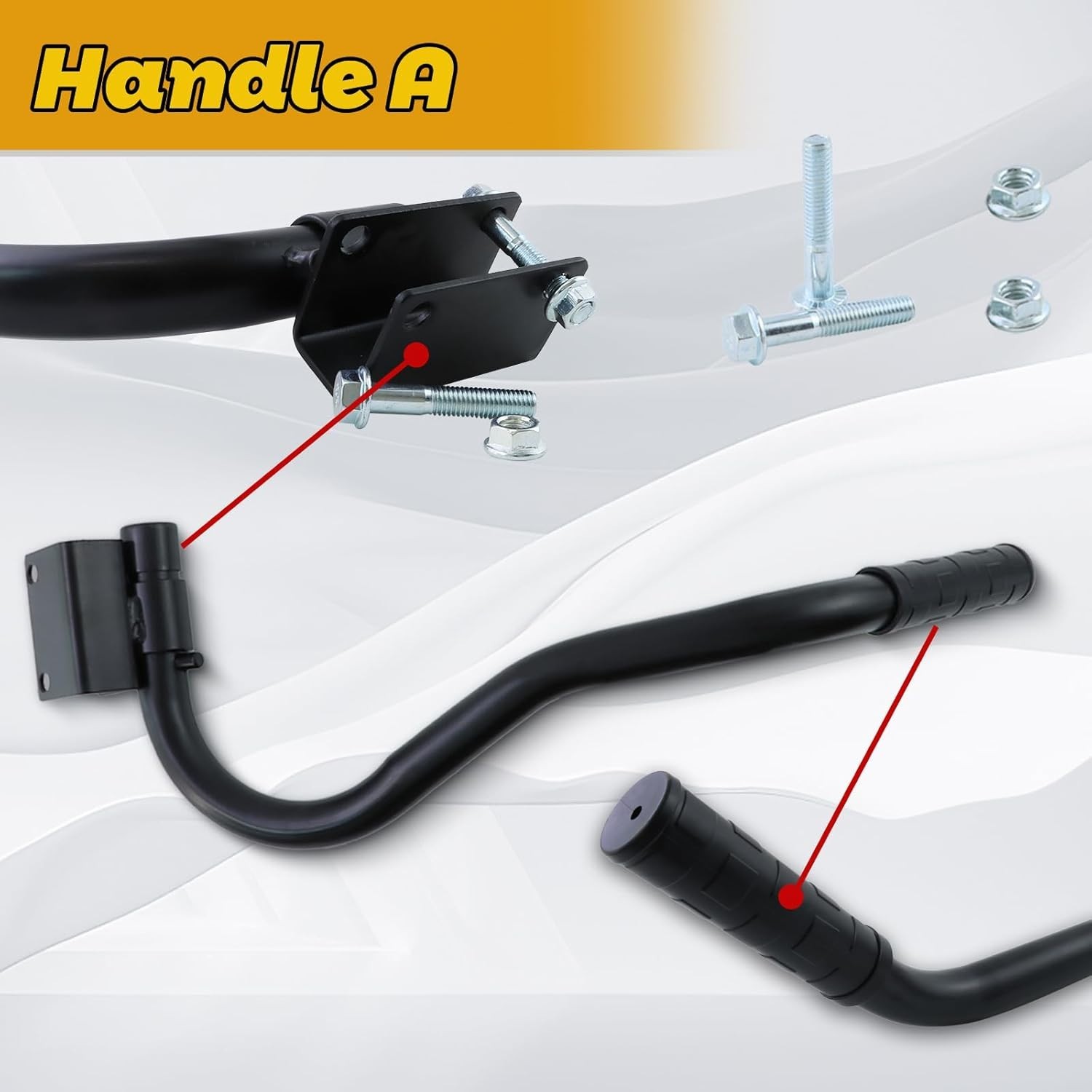 Generator Wheel Kit Compatible With Champion 2800-4750w W/ Folding Handle 40065