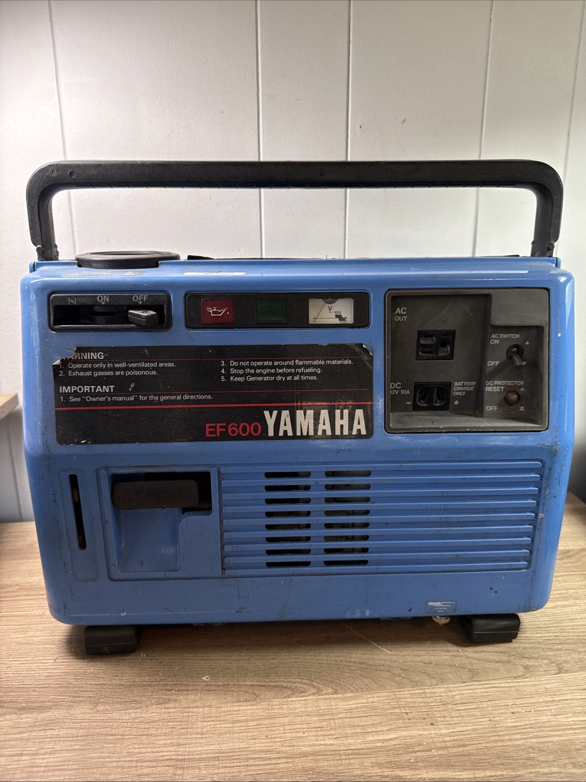 Yamaha Ef600 Generator 120V 60Hz EF 600
