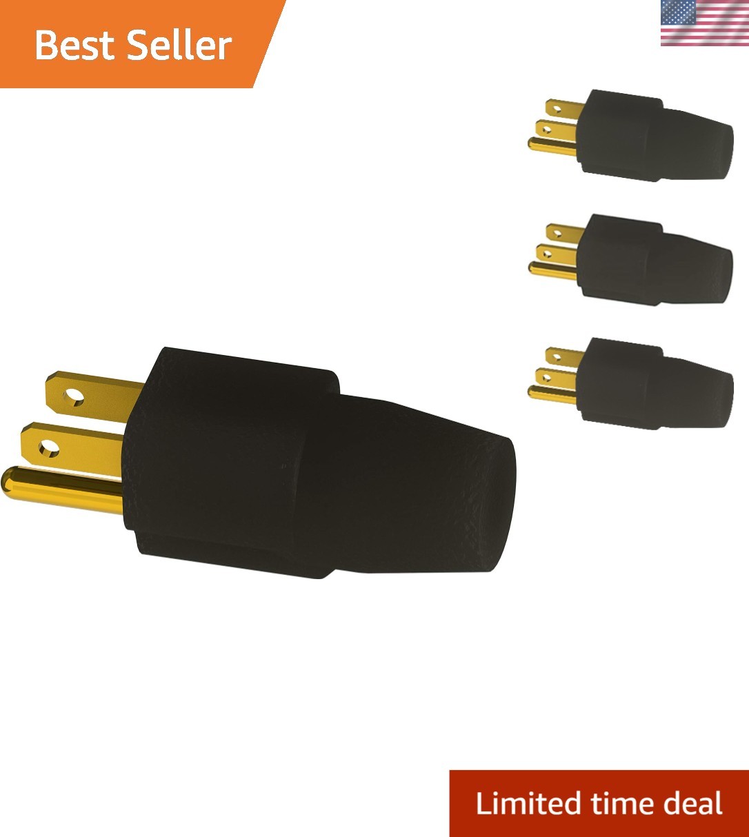 Compact Machined Neutral-Ground Bonding Plug – 1 Volt for Reliable Connections