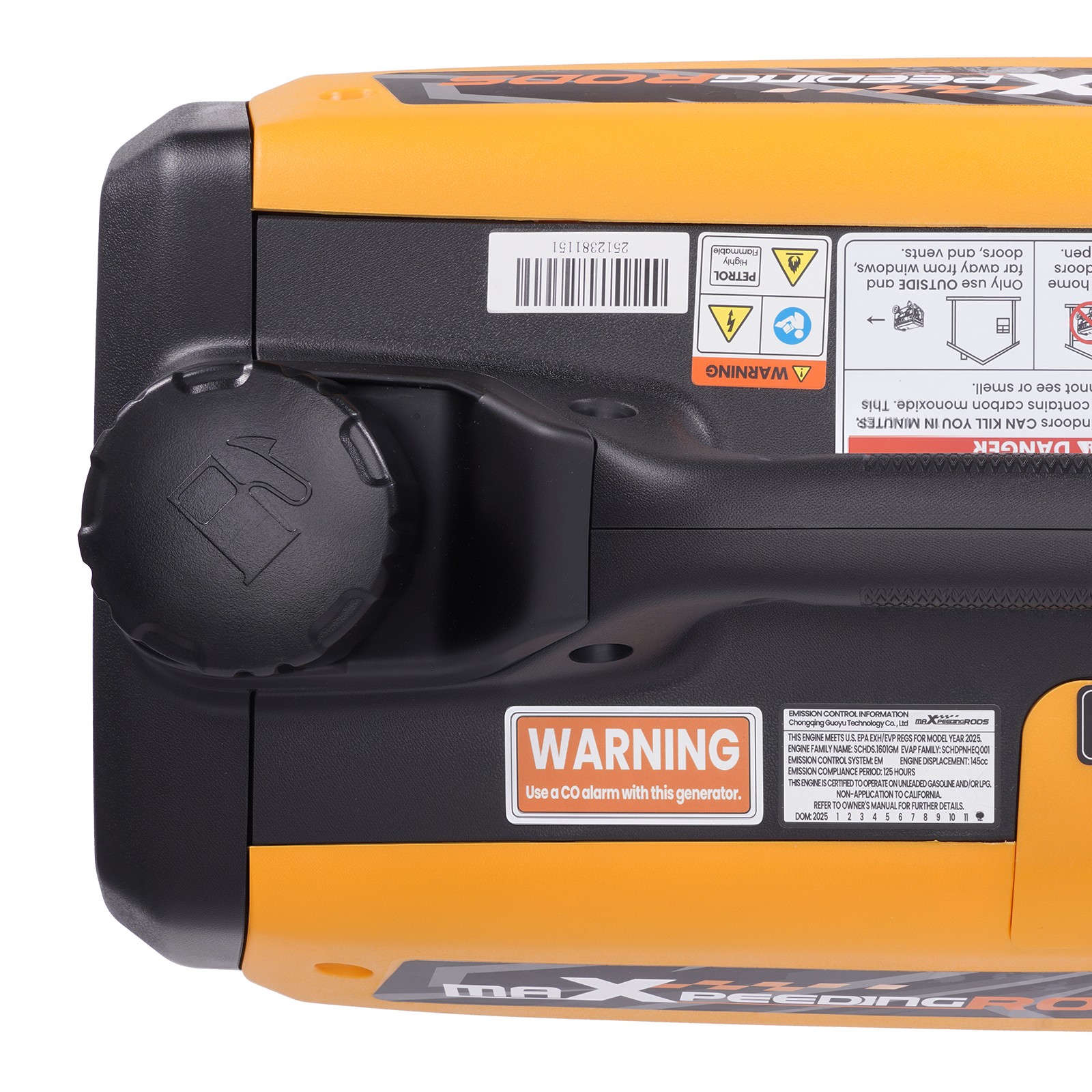 3.8KW Gas/LPG Inverter Generator Overload LED Alert Output Ready LED for Camping