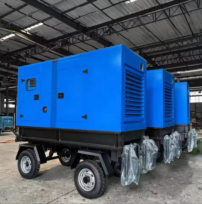 Brand NEW Diesel Portable Silent Generator 150 kva 120 kw with a trailer