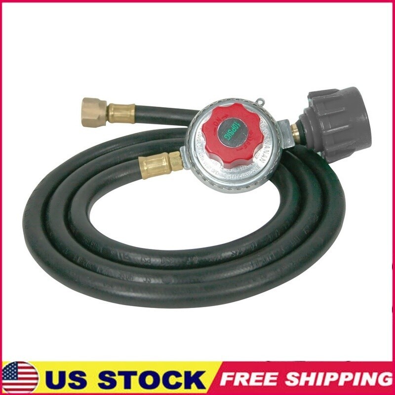 5ft Regulator Hose Kit Type 1 Connection LP Tanks Stoves High Pressure 350PSI US
