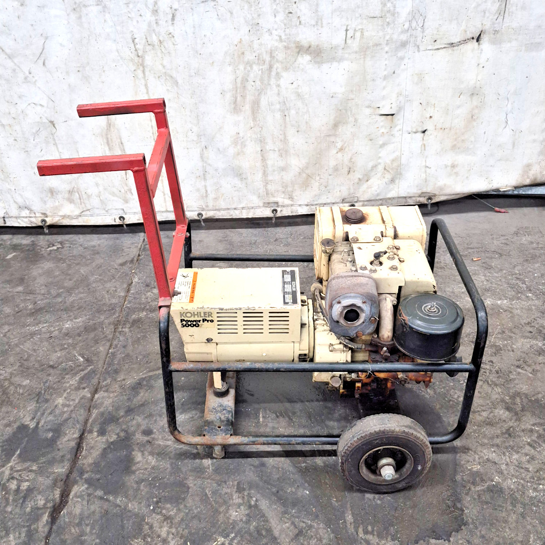 KOHLER POWERPRO 5000 GENERATOR 5MBM65 5000W 60HZ 3600RPM 41.7/20.8A 120/240V 1PH