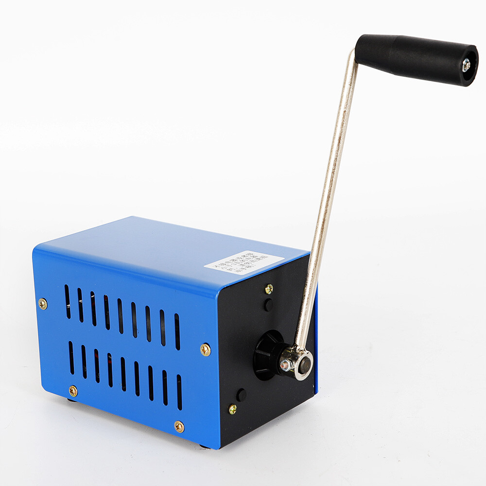 USB Hand Crank Emergency Dynamo Charger Generator Camping Portable Power Supply.