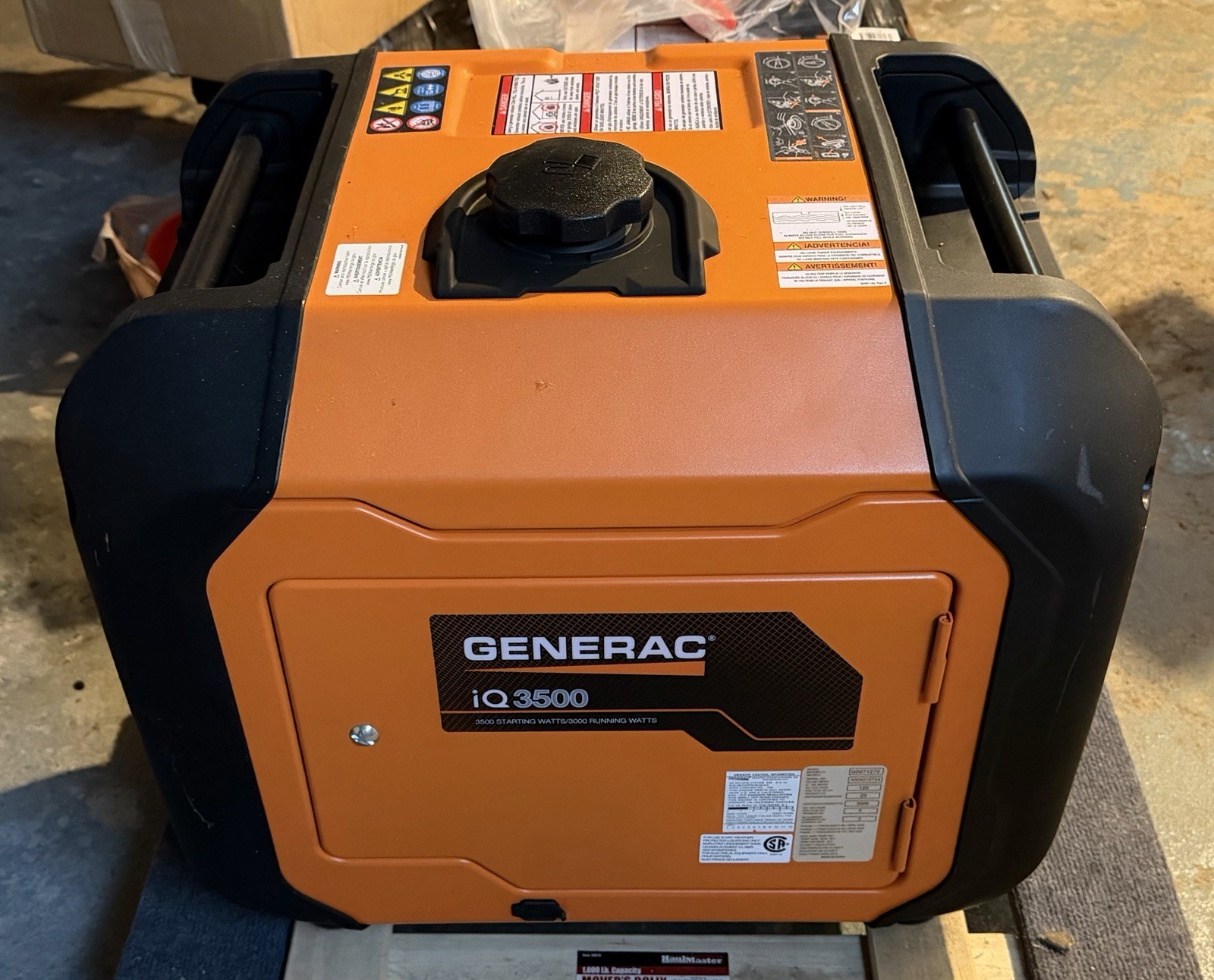 Generac 3500-W Quiet Portable Gas Powered Inverter Generator with Electric Start