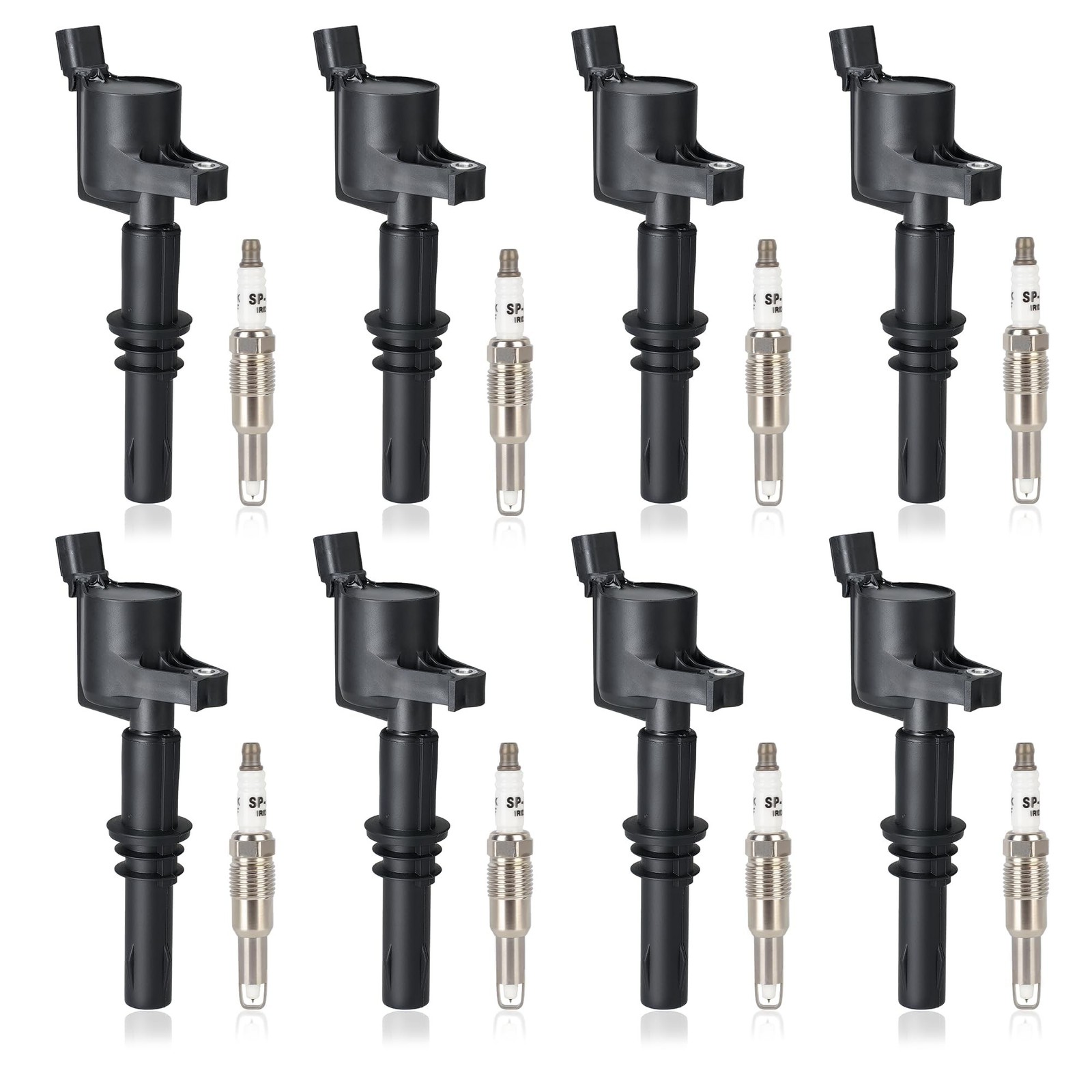 Ignition Coil Pack & Spark Plug for Ford 5.4L F150 2005 2006 2007 2008 Expedi…