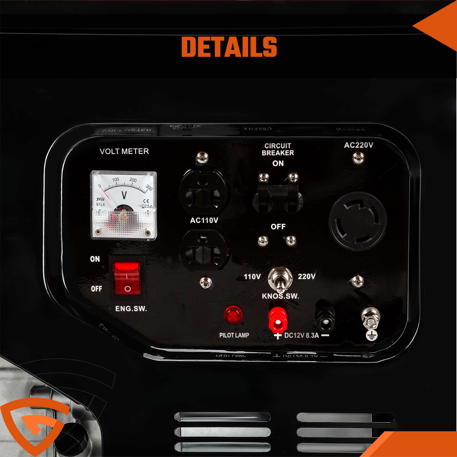 3600W Portable Inverter Generator Gas Powered Quiet-for Home Backup Construction