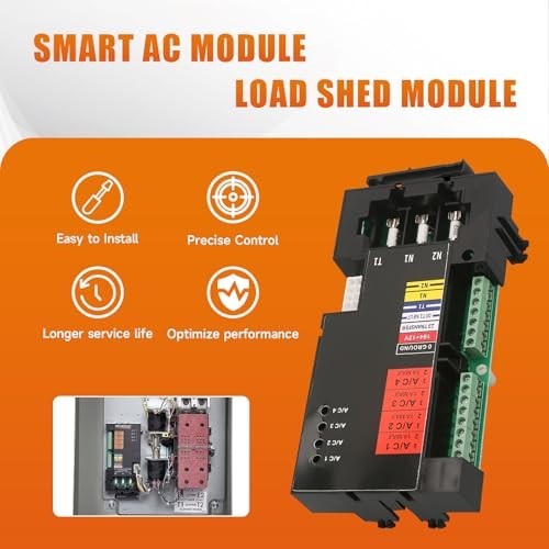 Smart AC Load Shed Module w/Fuse for Generac Generator ATS 100/200 Amp Control