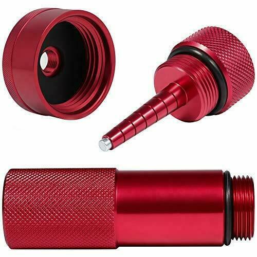 Red Generator Aluminum Extended Run Gas Cap w/ Brass Funnel For Honda EU2200i⏳