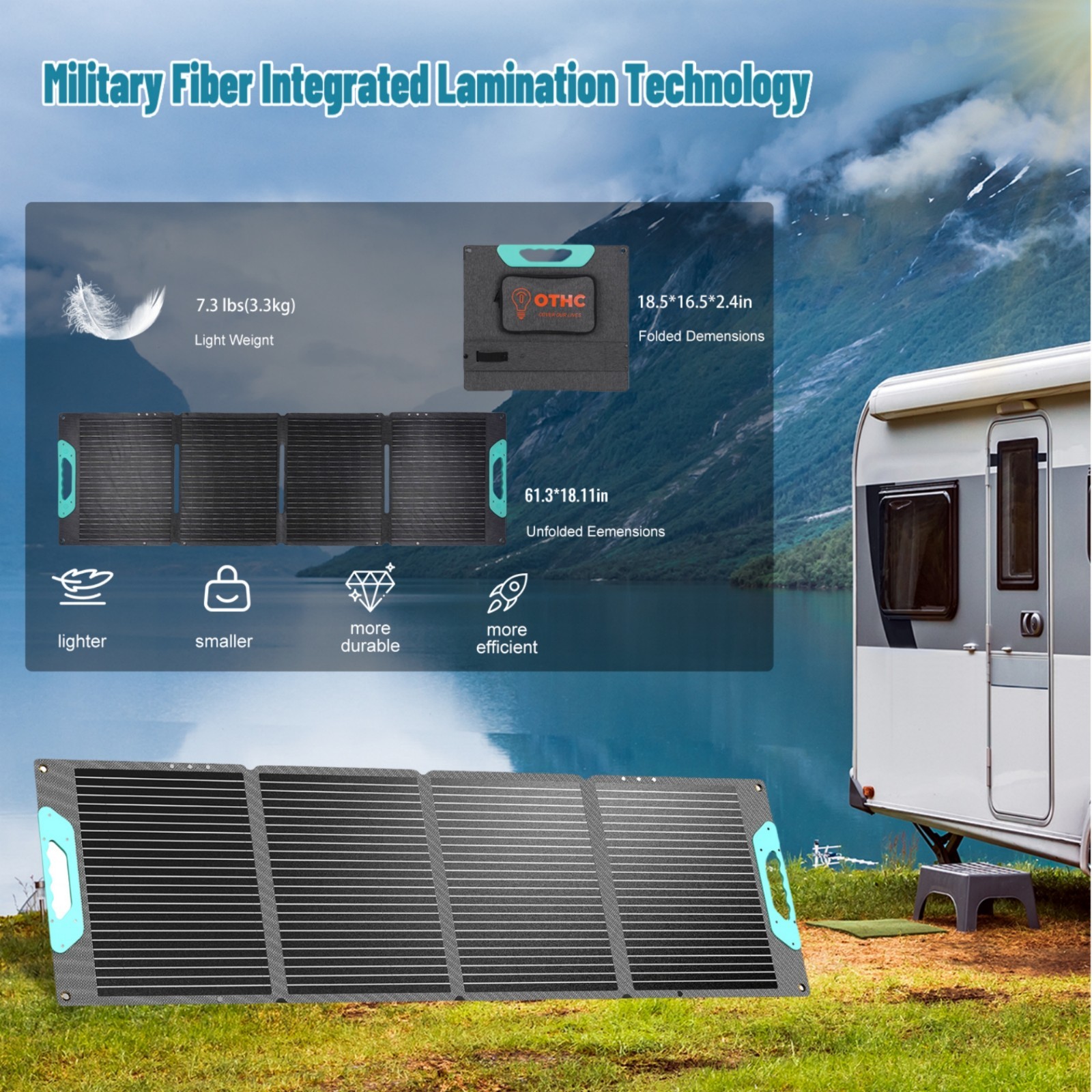 portable power station 600W output (peak to 1000W) with 100W solar panel BMS