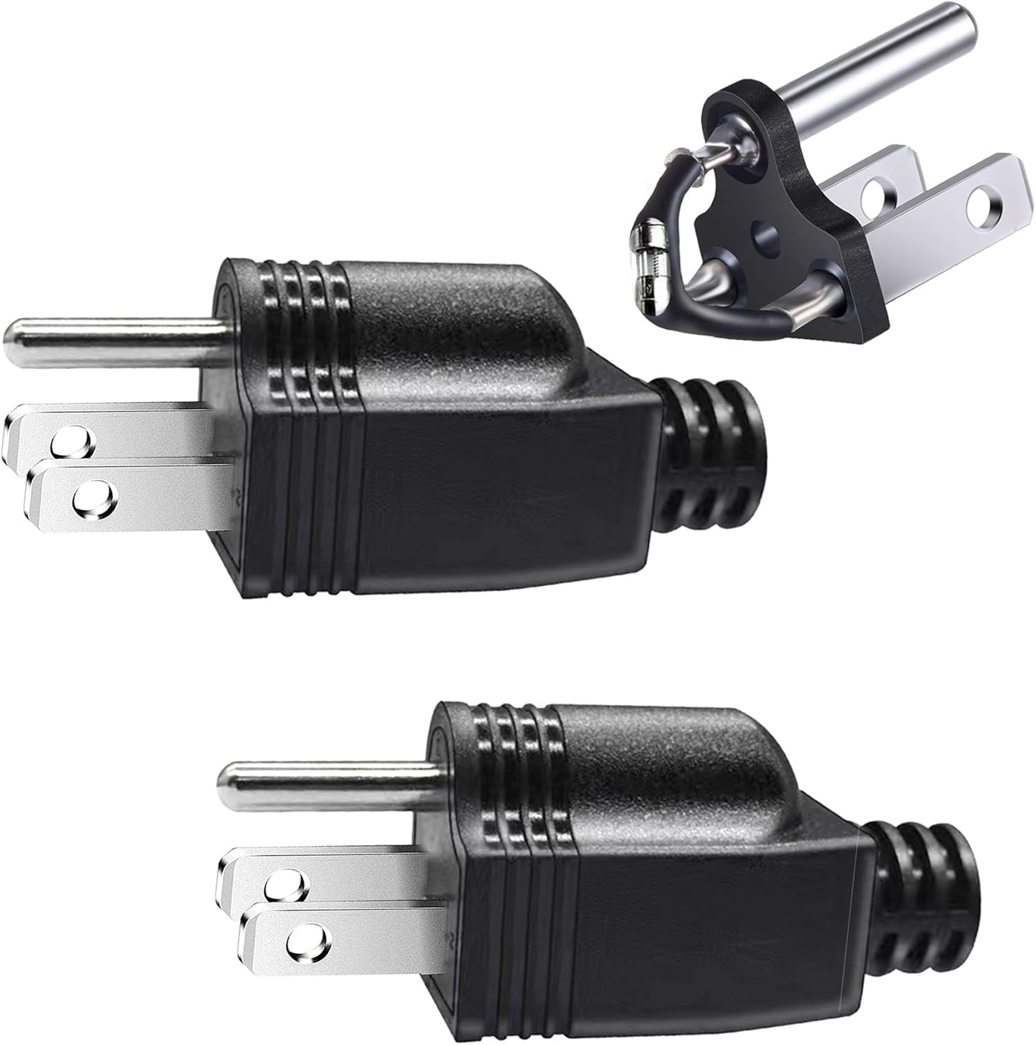 2 Pack Fuse Neutral Ground Bonding Plug for Portable Inverter Generator RV Campe