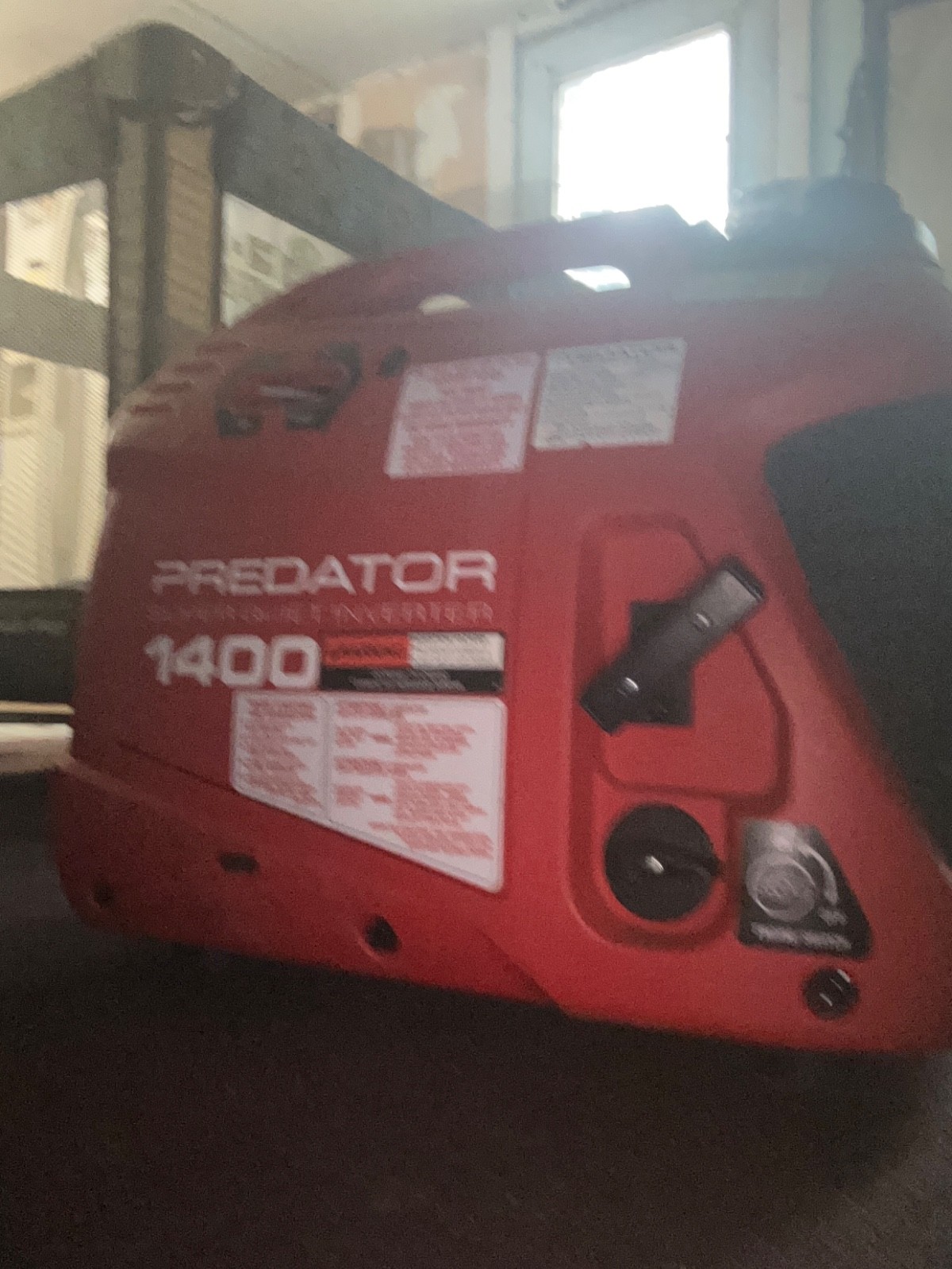 NEW Predator 1400 Watt Super Quiet Gas Powered CO Secure Inverter Generator