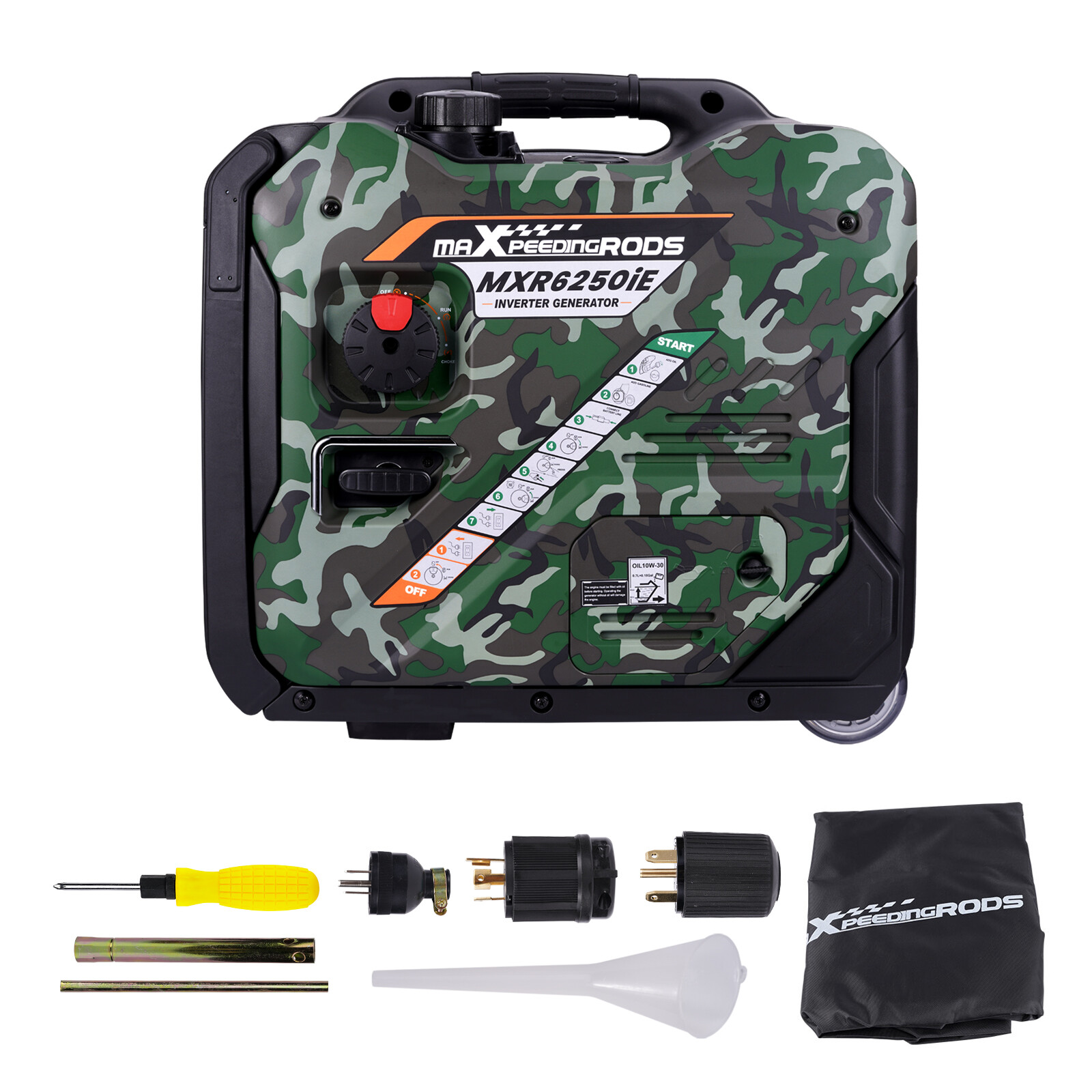 5.5kW 5.0kW Generator Inverter Portable Gas Powered Electric Start Homebackup