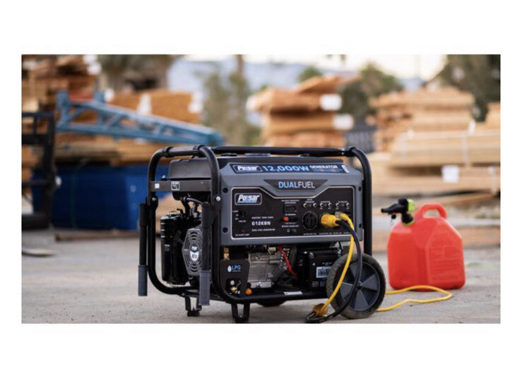 Pulsar 12000 Watt Portable Dual Fuel Propane/Gas Generator Electric Start G12KBN