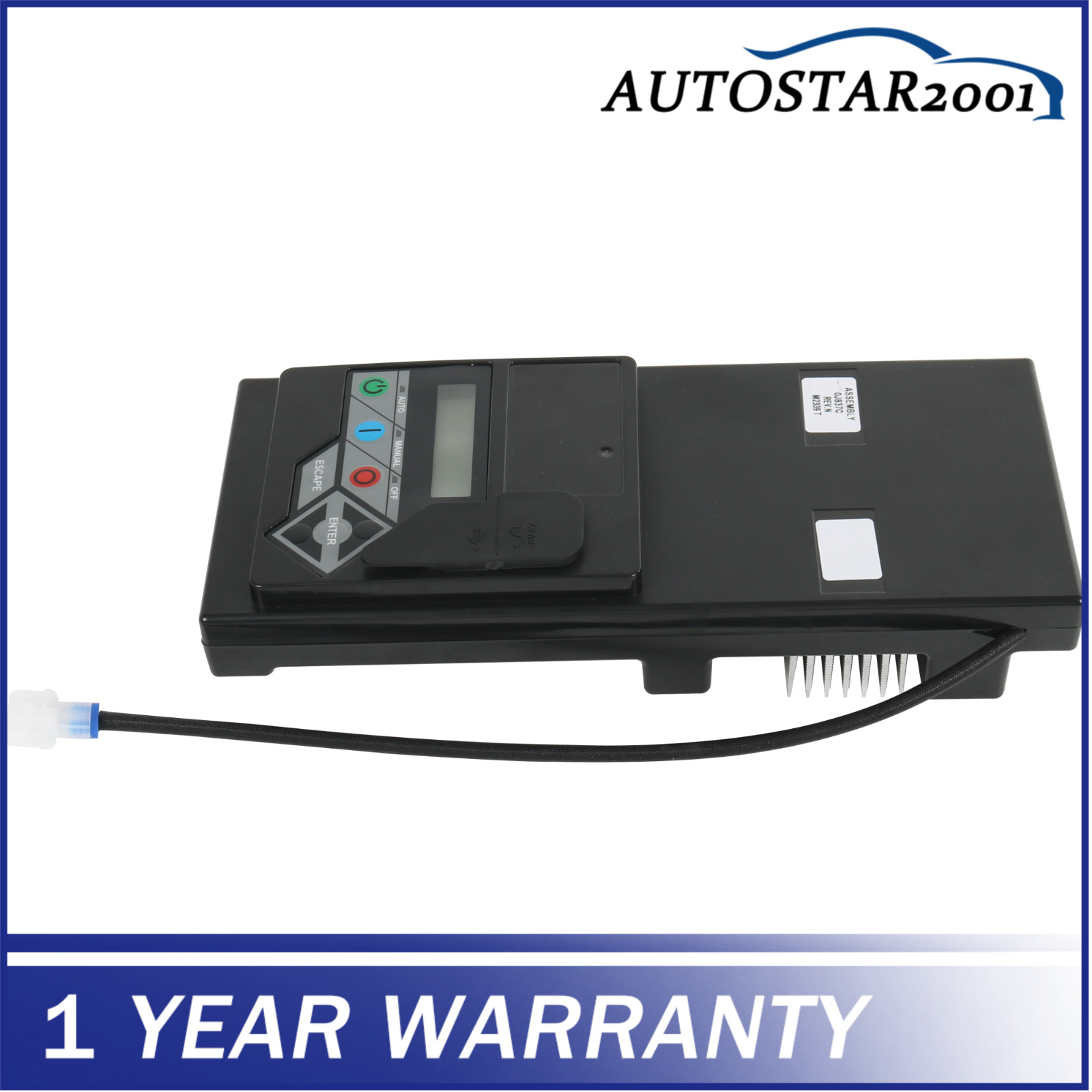 Black Controller Assembly 0J8371C RV Generator Standby HSB AC (PWY) NEW