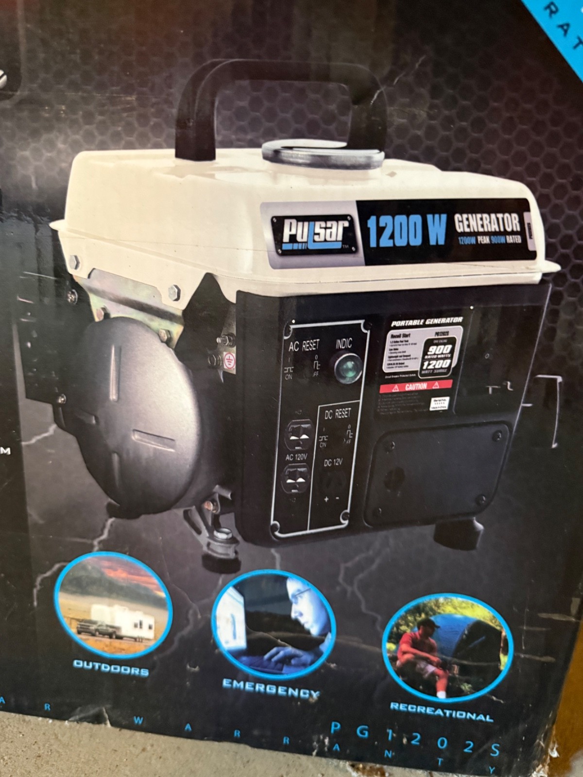 Pulsar PG1202SA 1200W Power Generator