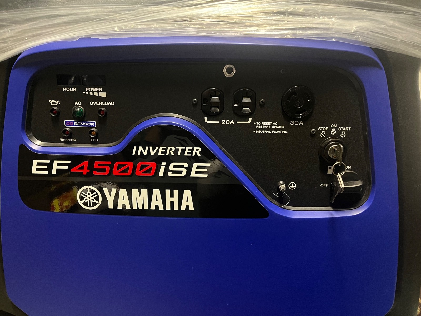 4500W Yamaha EF4500iSE Generator Demo Fuel Efficient