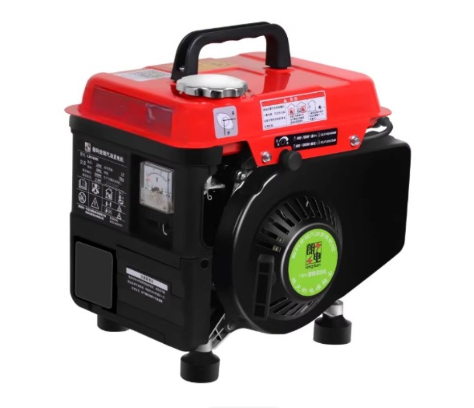 Portable Gasoline Generator for Home Use 1000W 220V Single-Phase Small