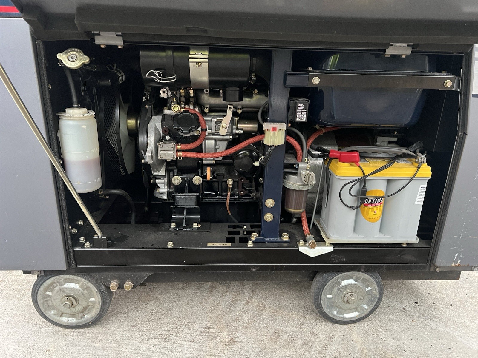 Honda EB12D Diesel Portable Quiet Electric Start Generator 12kW 120/240V 250 hrs