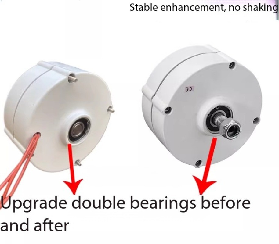 100W, 200W, 12V, 24V Permanent Magnet Three-Phase Brushless AC Generator