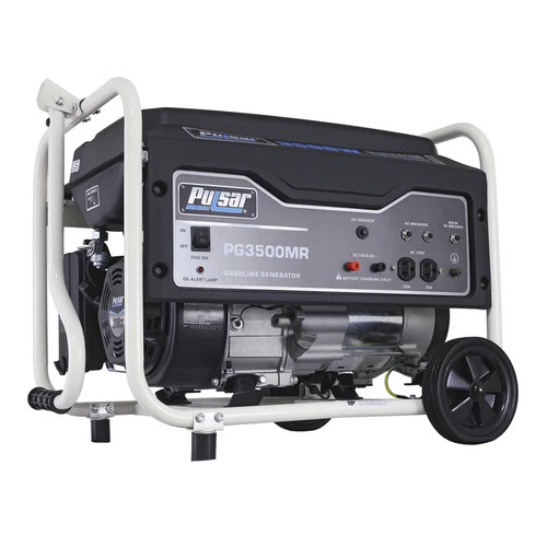 Pulsar PG3500MR 3500W Portable Gas Generator 3000W Run Power