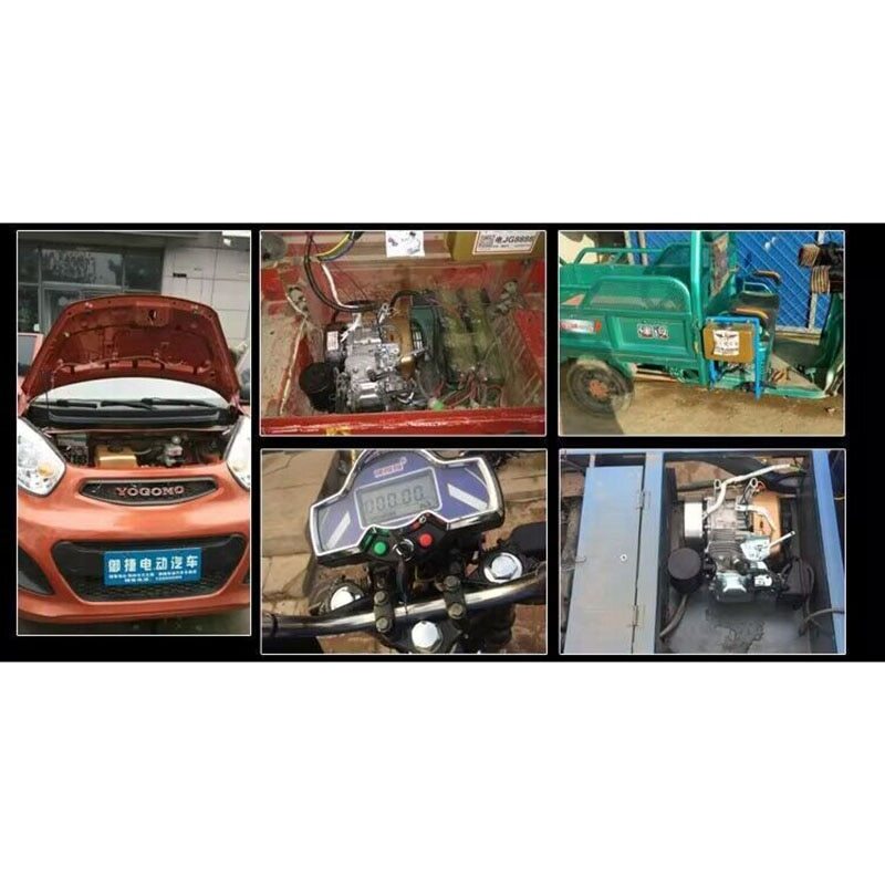 Electric Start 3kW 48V-72V Tricycle Four-Wheel Gasoline Generator Range Extender
