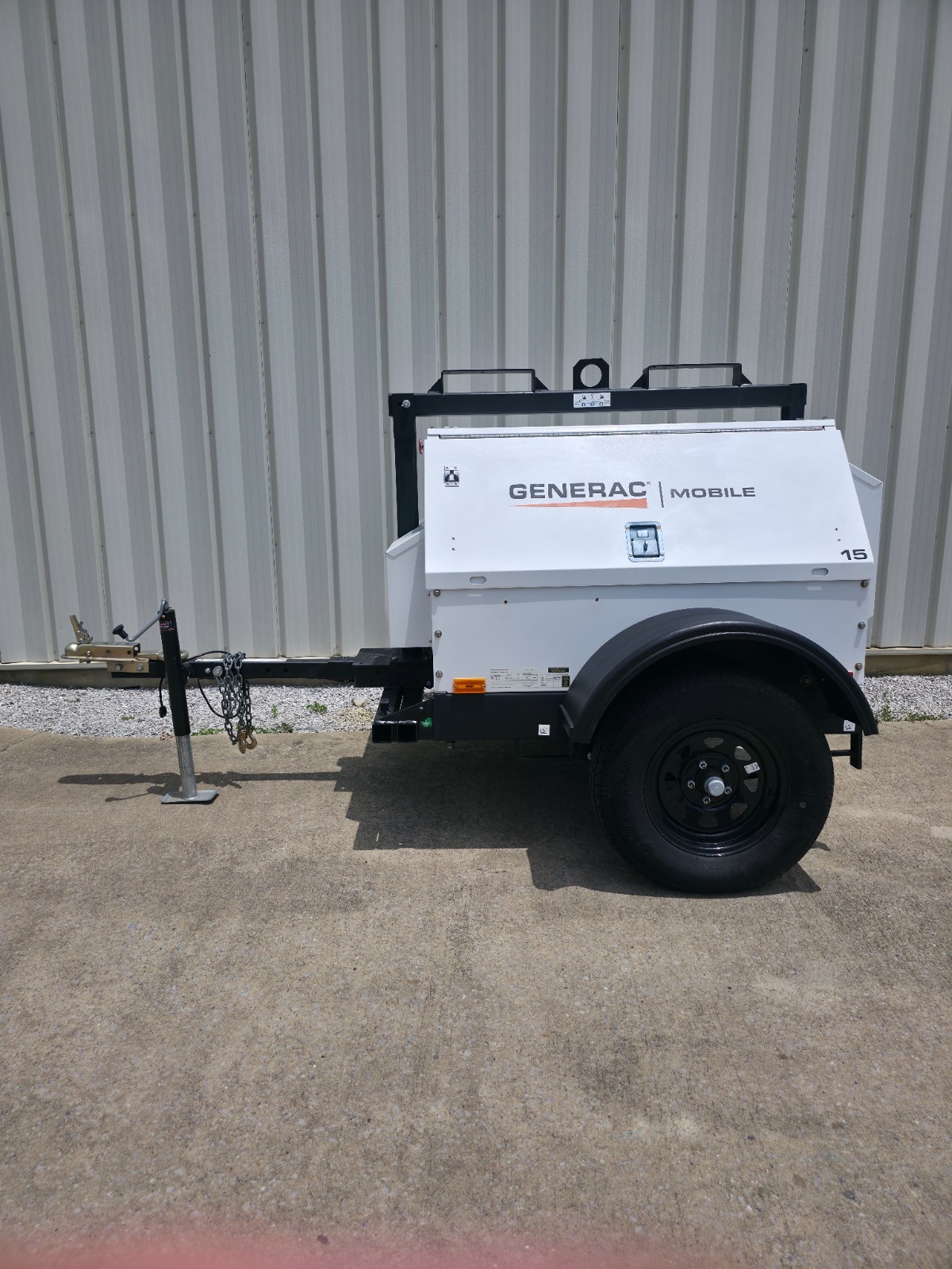 🤩 470 Hours 👑 Generac Mobile Generator Trailer MLG15M-DISH 13kw