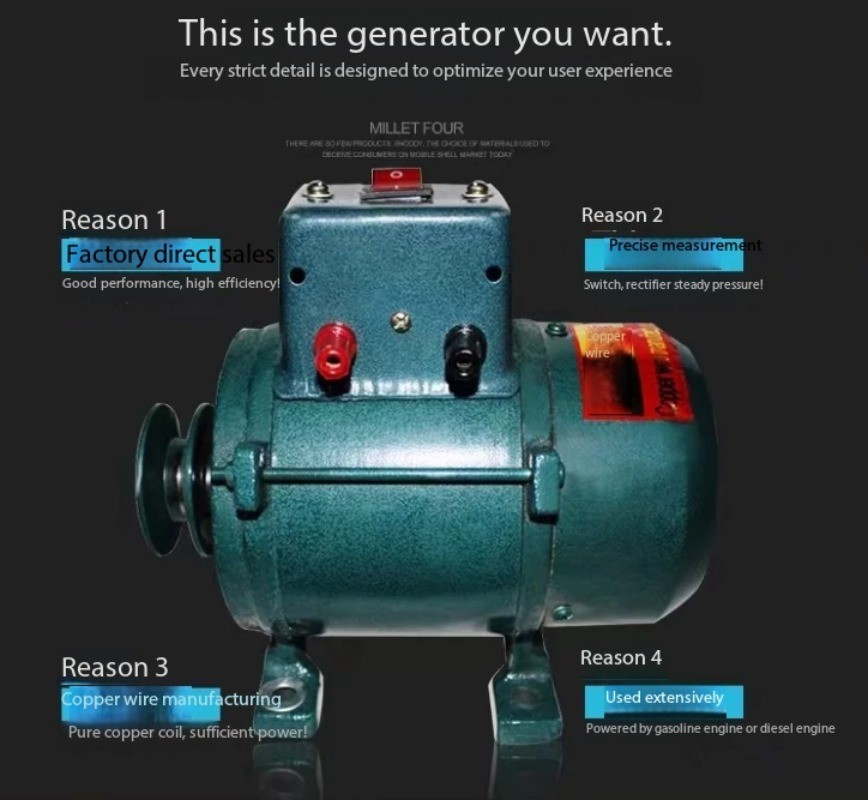 220V Permanent Magnet Brushless Generator Voltage Regulator & Excitation System