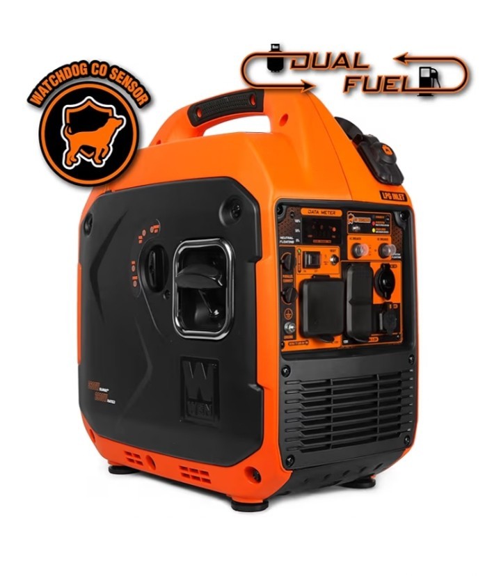 Quiet & Light 3600-Watt Dual Fuel RV-Ready Inverter Generator (WE SHIP OVERSEAS)