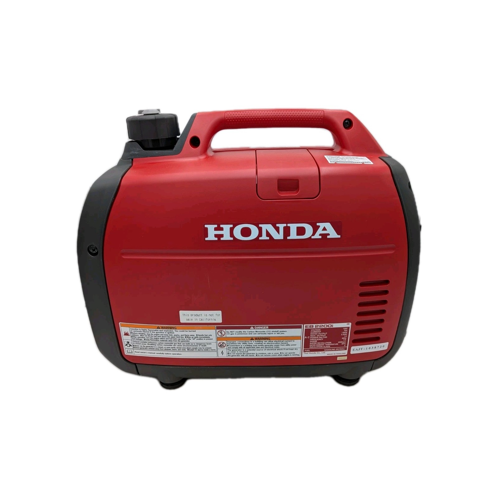 Honda EB2200i Portable Industrial Inverter Generator 2200 Watt 120V EB2200ITAN