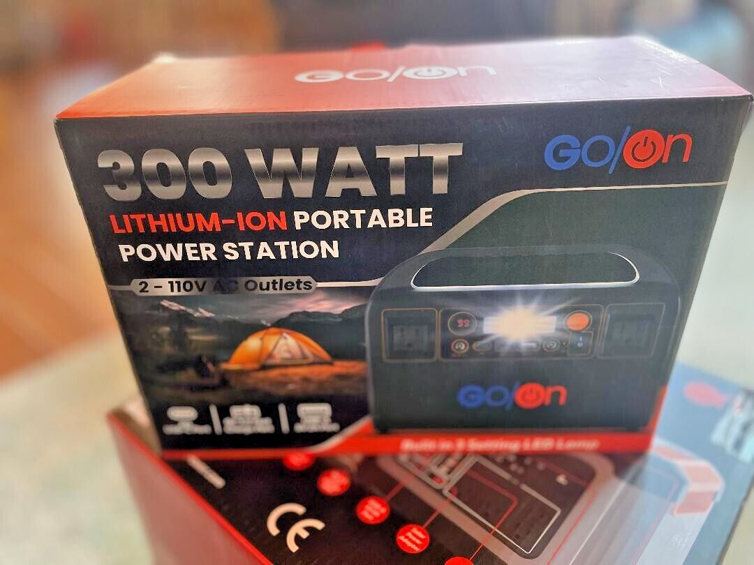 GO/ON 300 WATT Lithium-Ion Portable Power Station