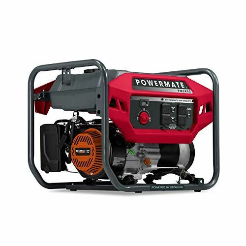 Powermate PM3800 49ST/CSA P0081100 Gas Generator 3800 Watt 49 ST, Red, Black