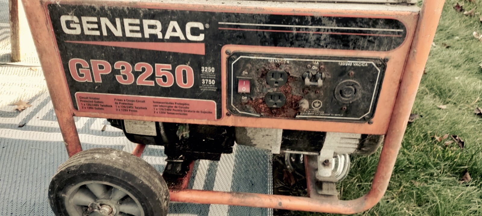 Generac 3250 Generator ..No Shipping