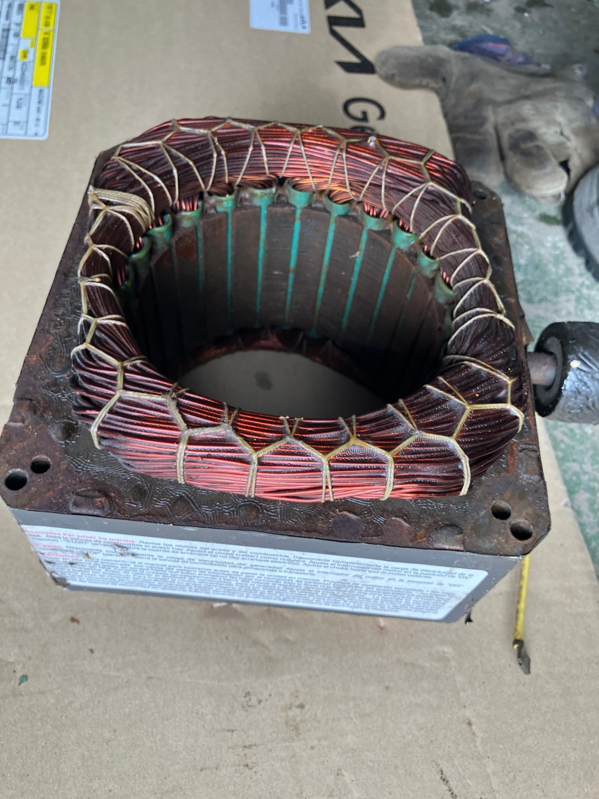 Portable 120V Coleman Powermate generator #2 . Generator Bad,Engine Turns Over