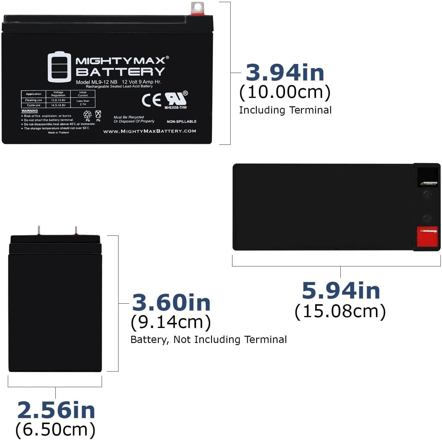 Reliable 12V 9AH Battery Replacement for Portable Generators