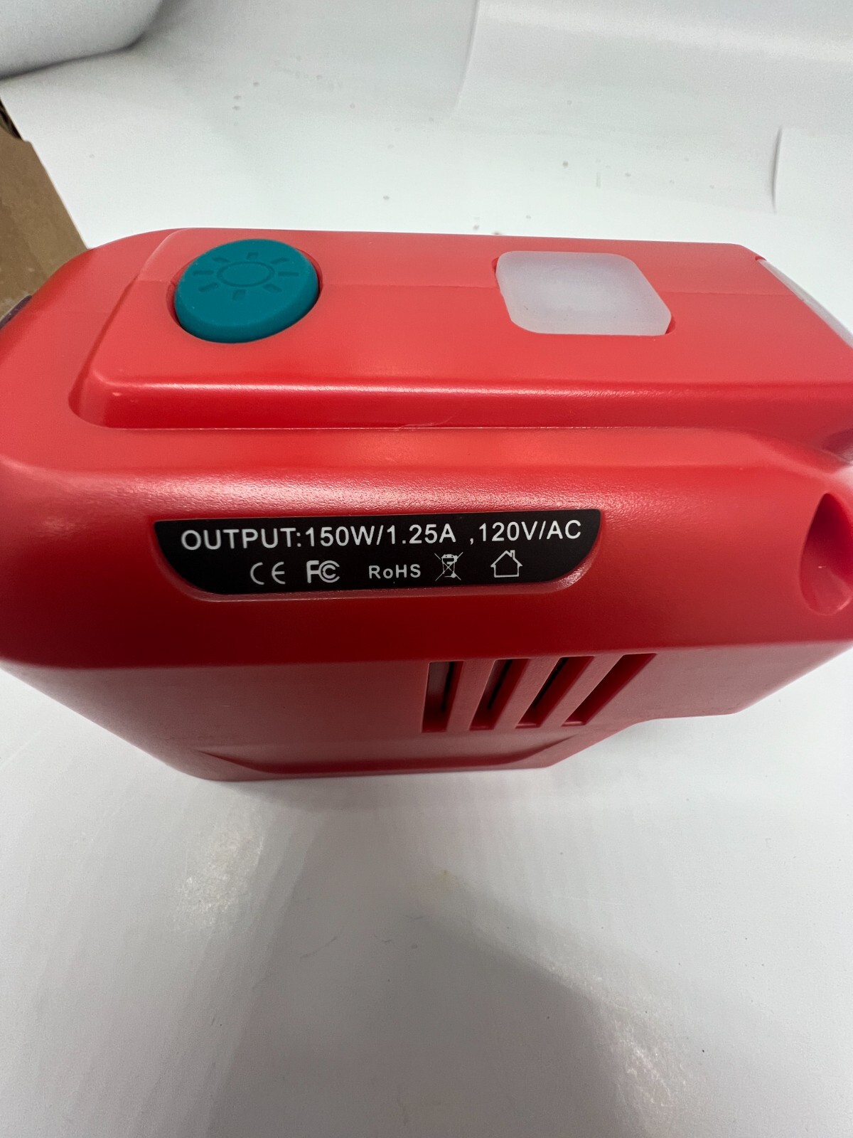 Power Inverter Generator UIN01-MIL For Milwaukee M18 150W/1.25A 120V/AC