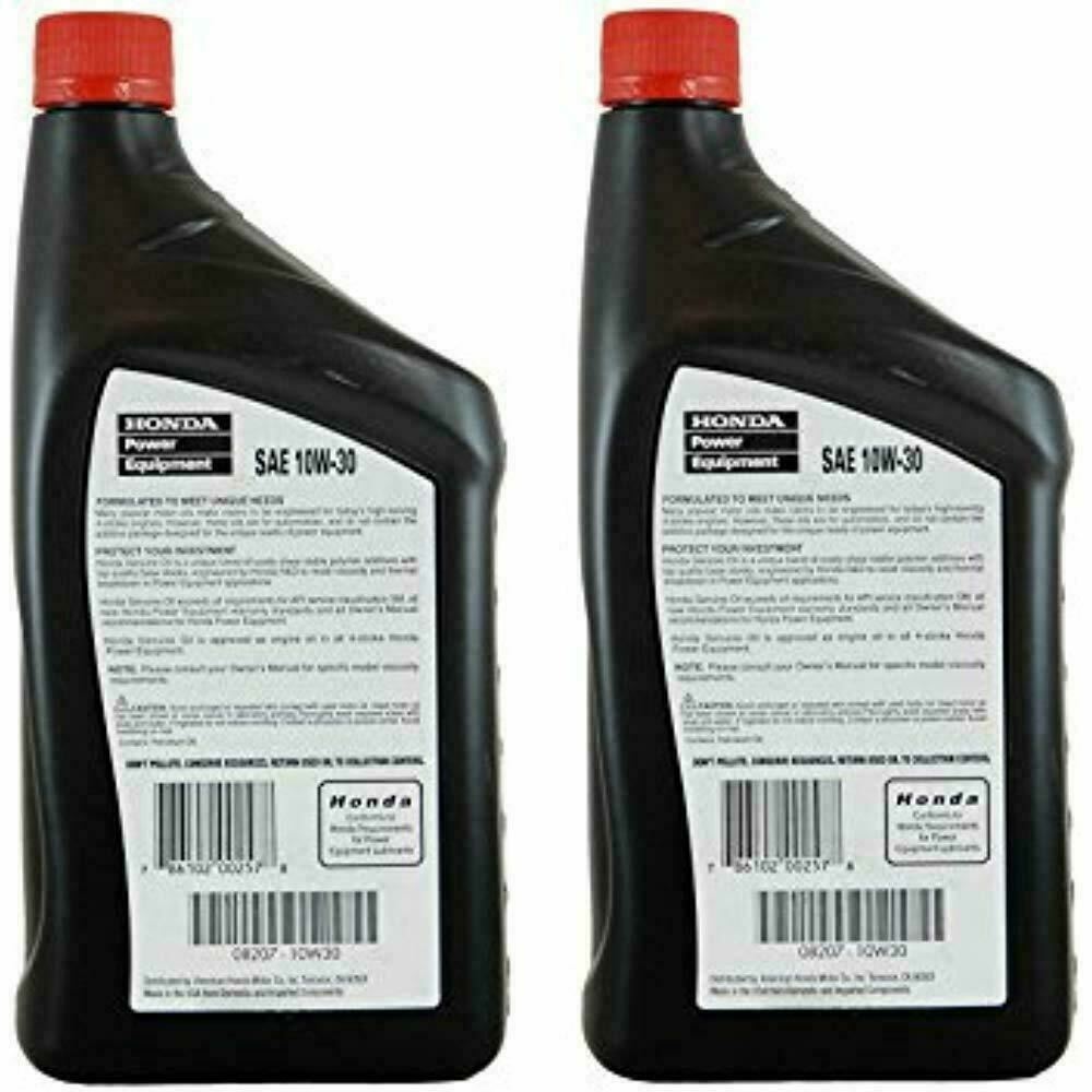 2PK Honda Motor Oil 08207-10W30 -7000i EU2200i GX390 Generator Power Equipment