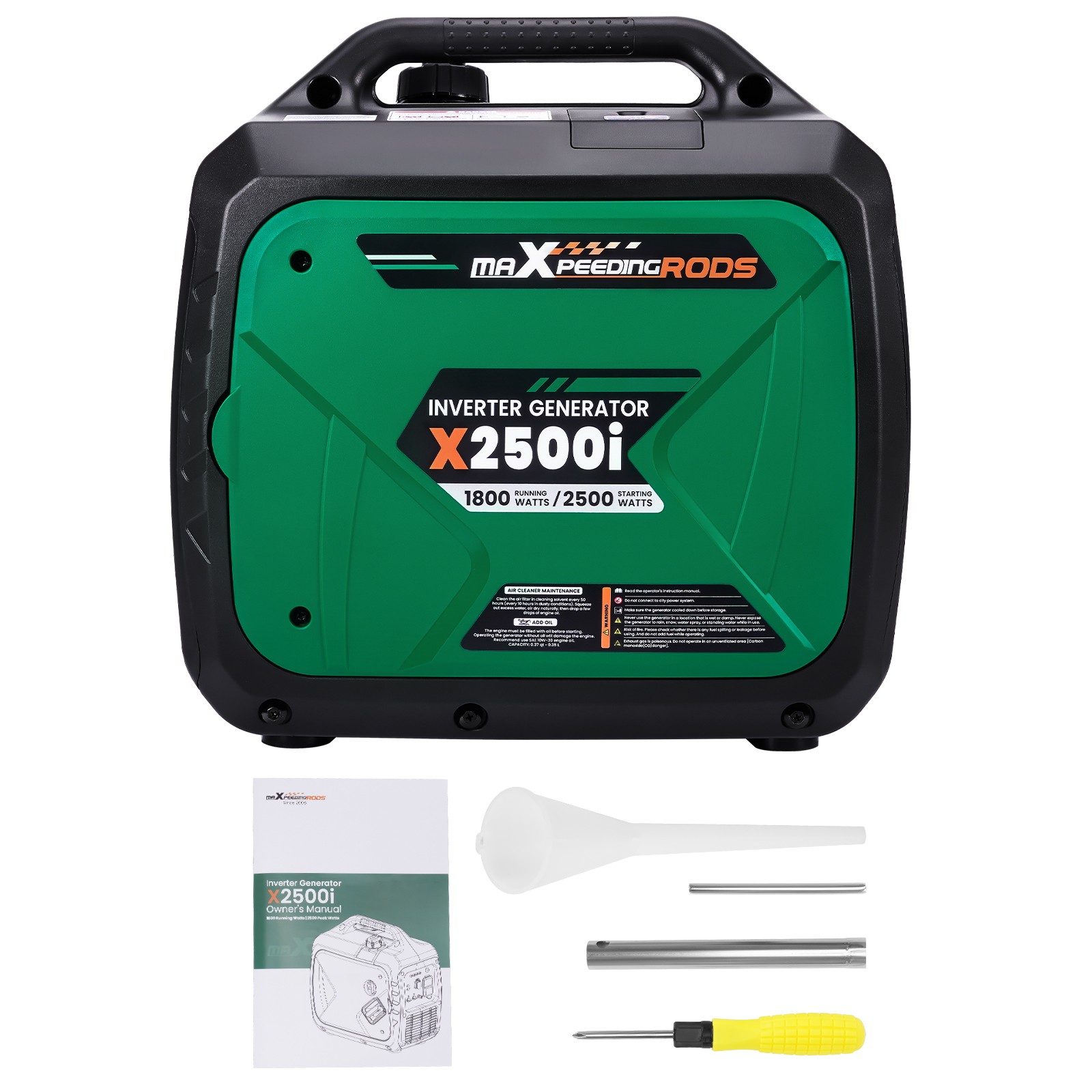 Inverter Generator 2500W Peak Clean Power Gas Powered Parallel Ready RV Camping