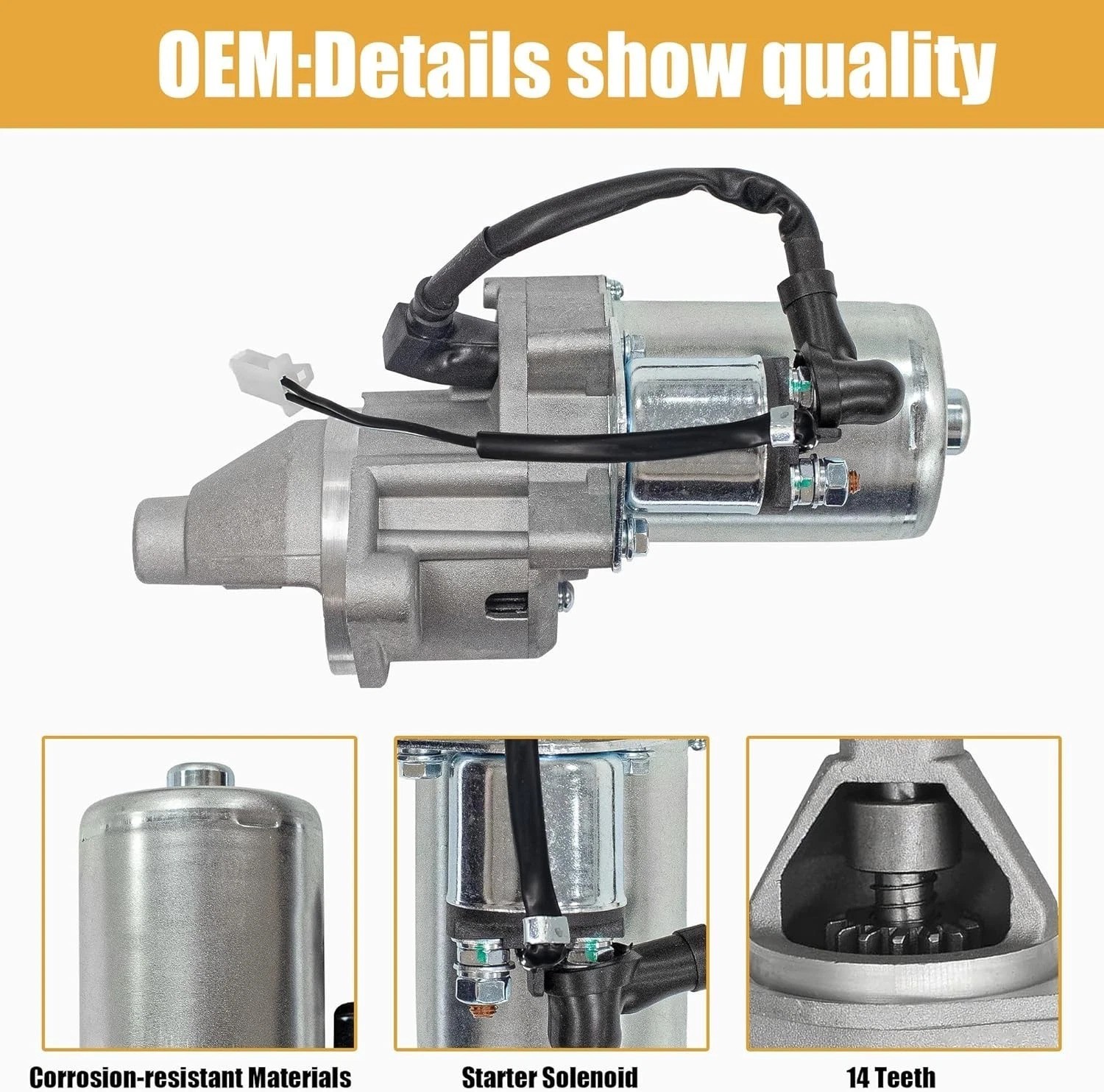 High Torque Starter Motor for Westinghouse WGen Generators