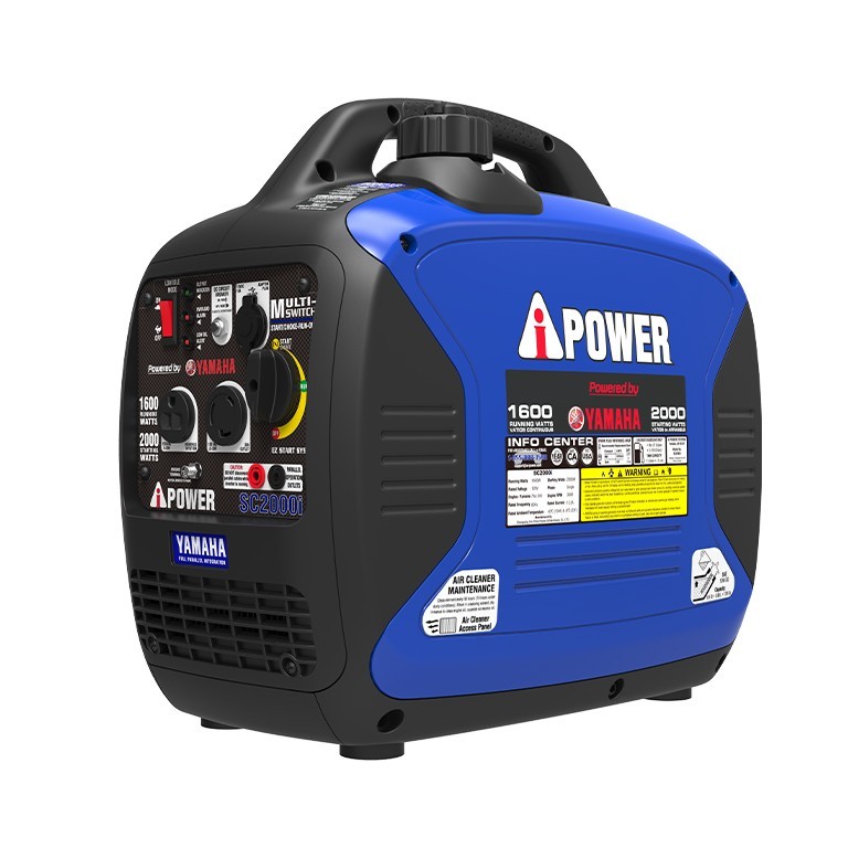A-iPower 2000 Watt Portable Inverter Generator Powered By Yamaha Engine