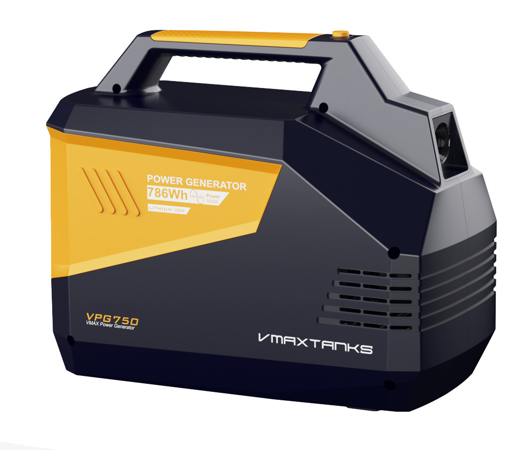 Portable Power Station VMAX VPG750 + Charger 786Wh for camping, outages