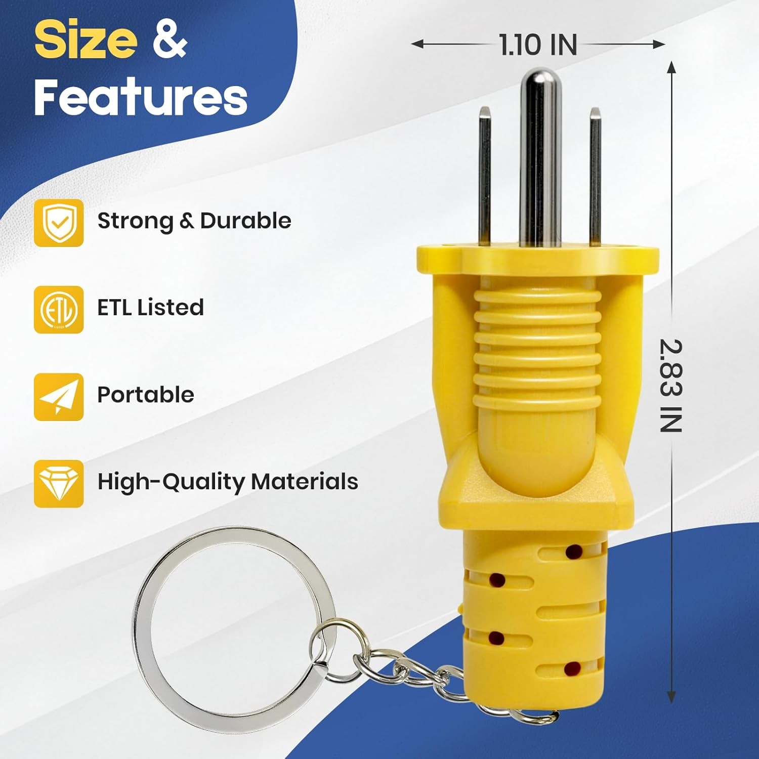 Generator Bonding Plug Neutral Ground 15A