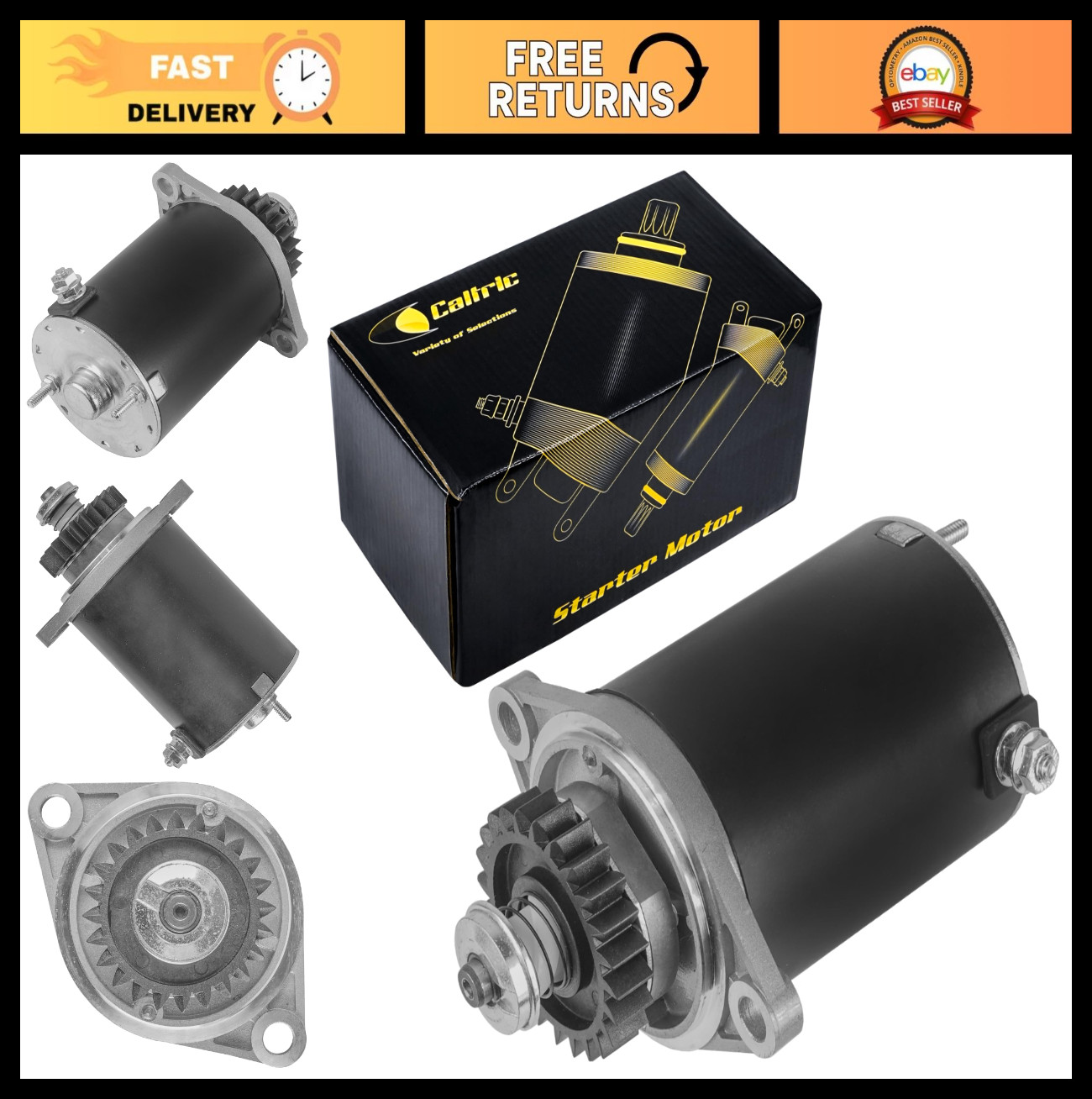12V Starter for Onan KV 4000 Microquiet Generator RV – CCW 24 Tooth Drive
