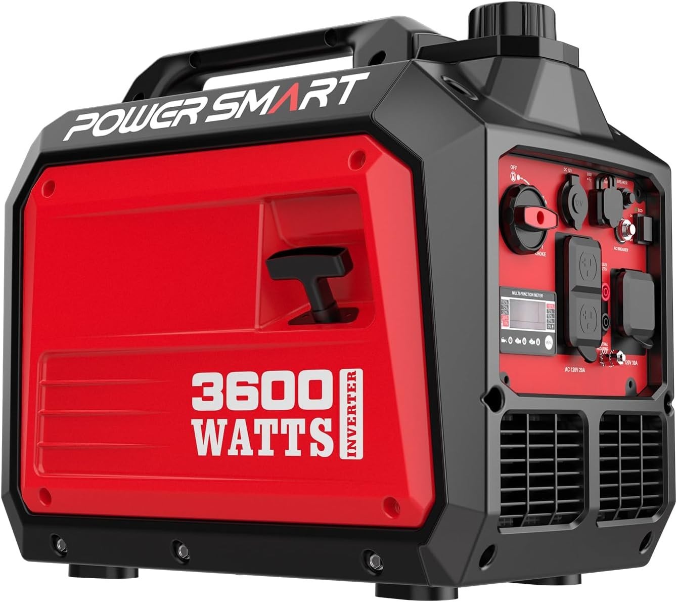 Inverter Generator 3600W Portable Gas RV Camping Quiet 30A Home Use