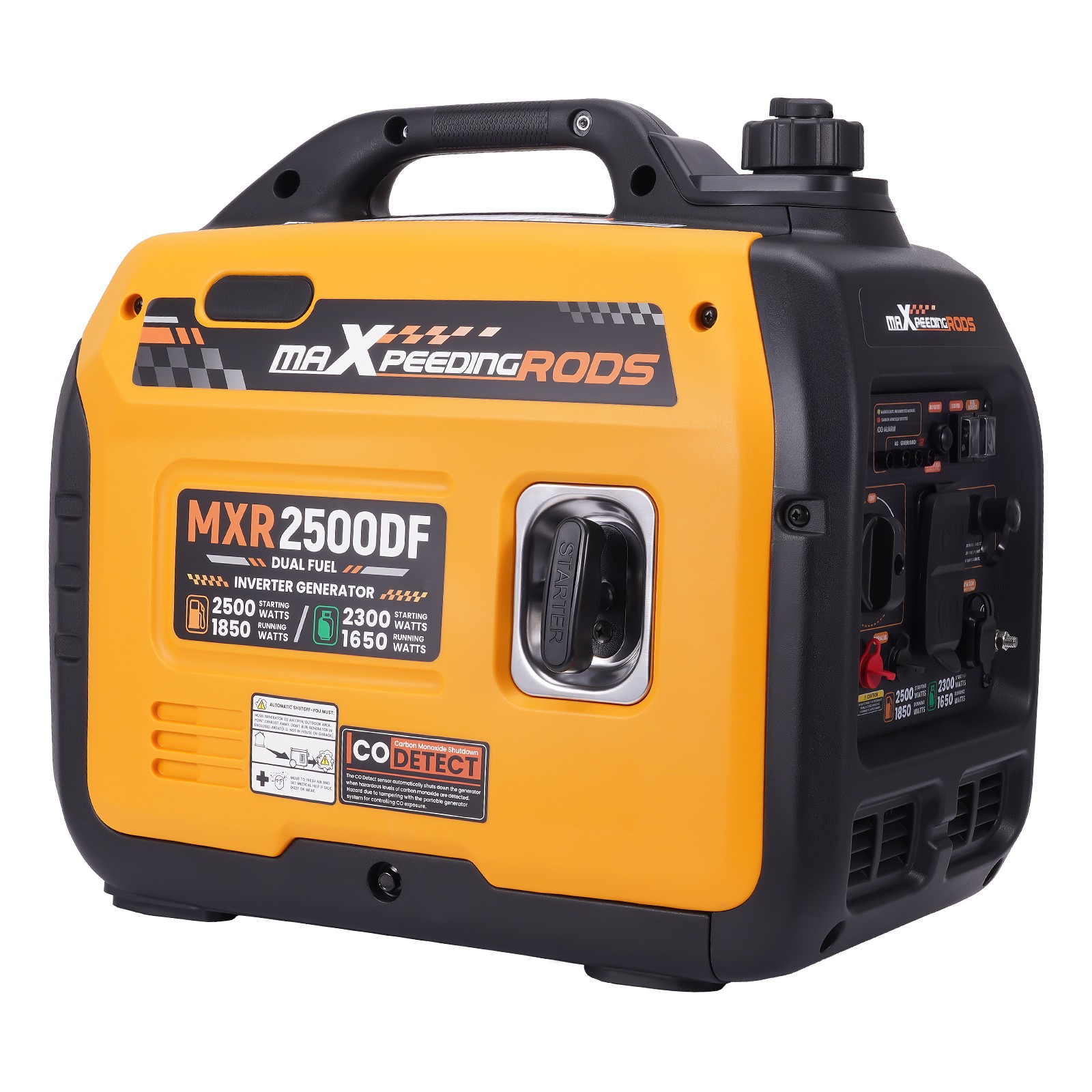 2500W Dual Fuel Inverter Generator Parallel Ready for Weddings and Camping