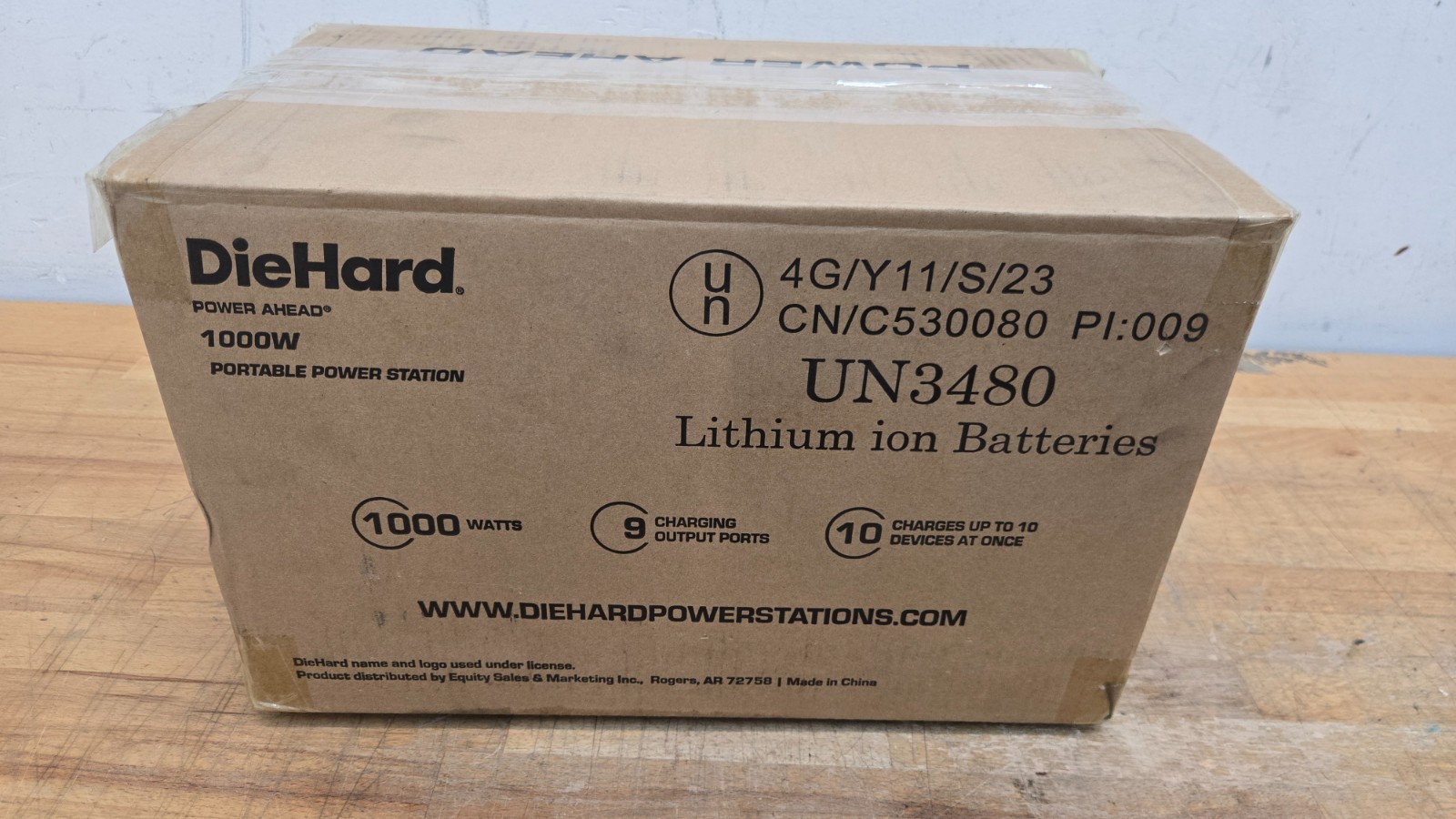 DieHard DH-20003-01, 1000W Portable Power Station Mobile Power Supply