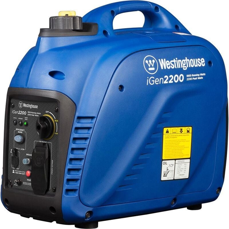 Westinghouse iGen2200 2200-W Super Quiet Portable Gas Powered Inverter Generator
