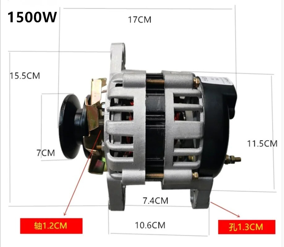 Pulley Type 220V1500W Small Brushless Constant Voltage Pure Copper Wire